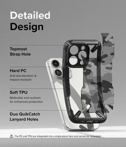 Ringke Fusion-X PC + TPU Bumper Phone Case - For iPhone 15 Pro - mosaccessories