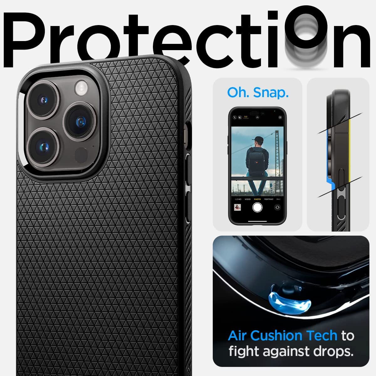 Spigen Liquid Air Case - For iPhone 14 Pro Max - mosaccessories