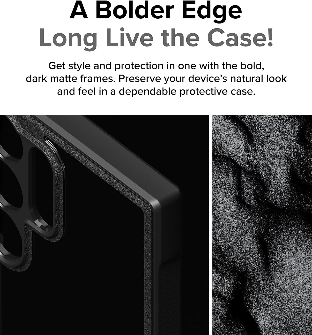 Ringke Fusion Bold Black Case - For Samsung Galaxy S24 Ultra