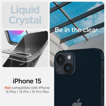 Spigen Liquid Crystal Case - For iPhone 15 - mosaccessories
