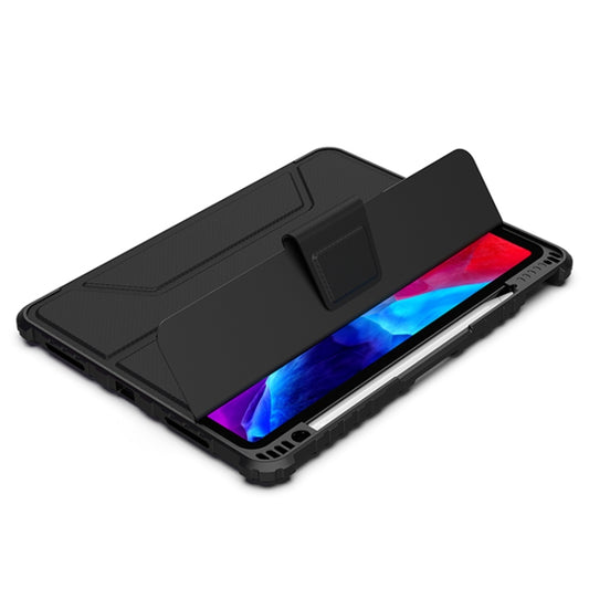 Nillkin Armoured Pro Flip Cover PU Leather Case With Stand & Pen Slot - For iPad Air 10.9" (2022) / (2020) / Pro 11" (2020) - MosAccessories.co.uk