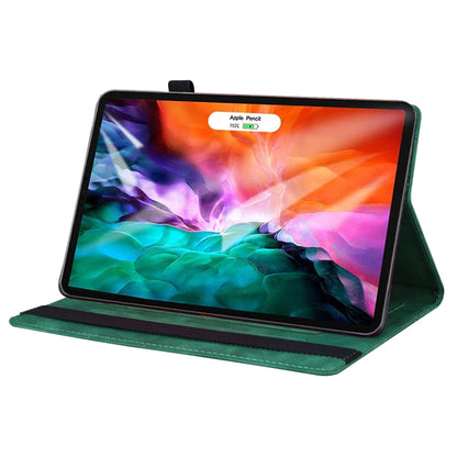 Business Shockproof Horizontal Flip PU Leather Green Tablet Case - For iPad Pro 12.9" (2022) / (2021) / (2020) - MosAccessories.co.uk