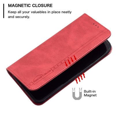 Magnetic RFID Blocking Anti-Theft PU Leather Wallet Case - For Samsung Galaxy A21s - mosaccessories