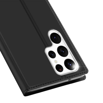 Dux Ducis Skin Pro Flip Black Case - For Samsung Galaxy S23 Ultra - mosaccessories