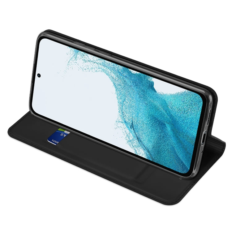 Dux Ducis Skin Pro Flip Black Case - For Samsung Galaxy A54 - mosaccessories