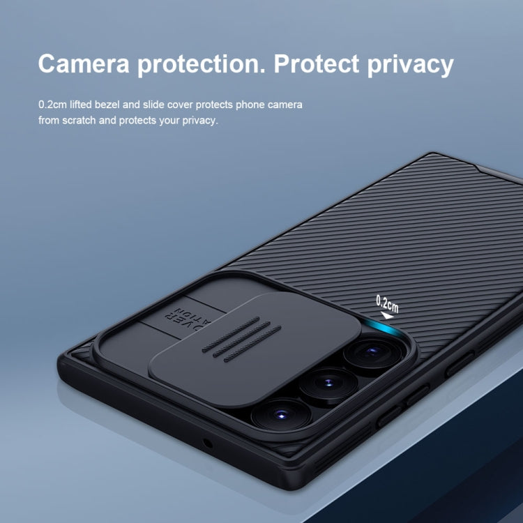 Nillkin CamShield Pro Black Case - For Samsung Galaxy S23 Ultra - mosaccessories