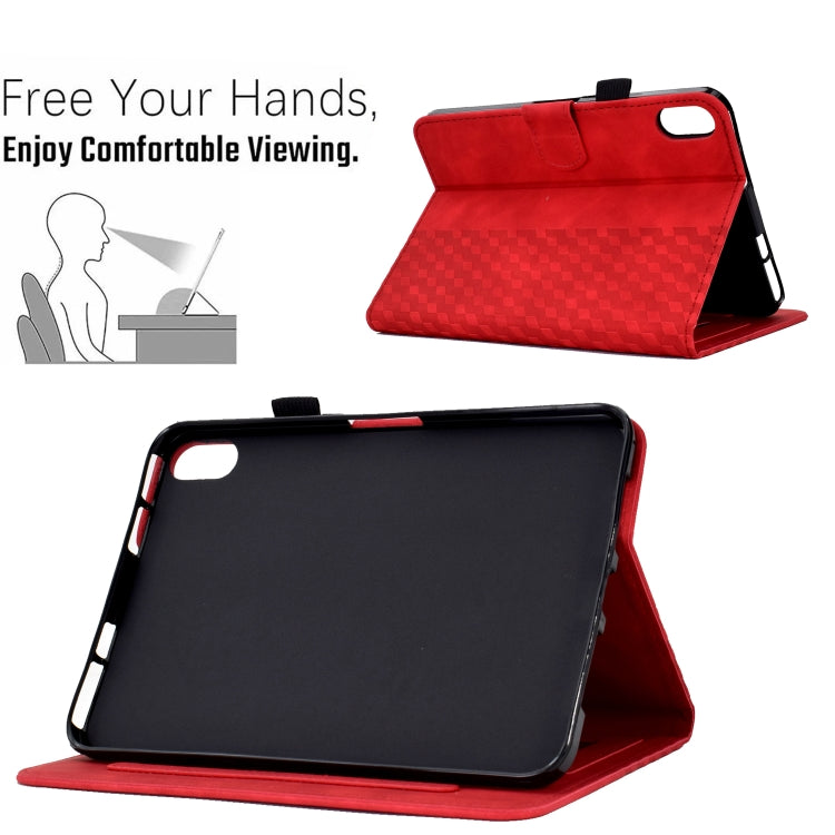 Rhombus Embossed PU Leather Smart Tablet Case - For iPad 10th Gen 10.9" (2022) - mosaccessories