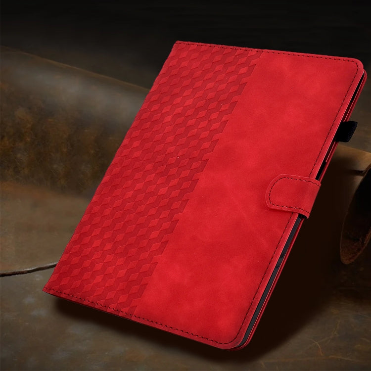 Rhombus Embossed PU Leather Smart Tablet Case - For iPad Pro 11 2022 / 2021 / 2020 - mosaccessories
