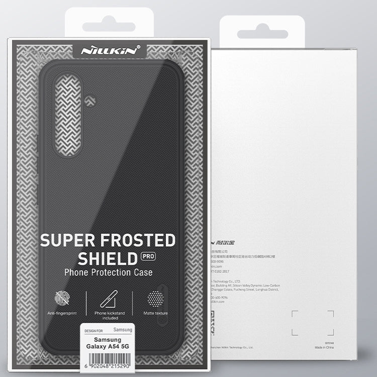 Nillkin Super Frosted Shield Pro PC + TPU Phone Case (Packaging) - For Samsung Galaxy A54 - Mos Accessories