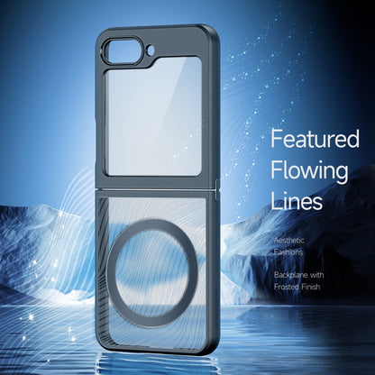 Dux Ducis Aimo Series TPU + PC MagSafe Frosted Feel Black Phone Case - For Samsung Galaxy Z Flip5 - MosAccessories.co.uk