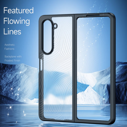 Dux Ducis Aimo Series TPU + PC Frosted Feel Black Case - For Samsung Galaxy Z Fold5 - mosaccessories