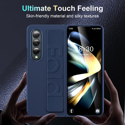 Silicone Wristband Holder Foldable Phone Case - For Samsung Galaxy Z Fold4 - mosaccessories