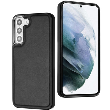 Leather Texture Black Case - For Samsung Galaxy S23 - mosaccessories
