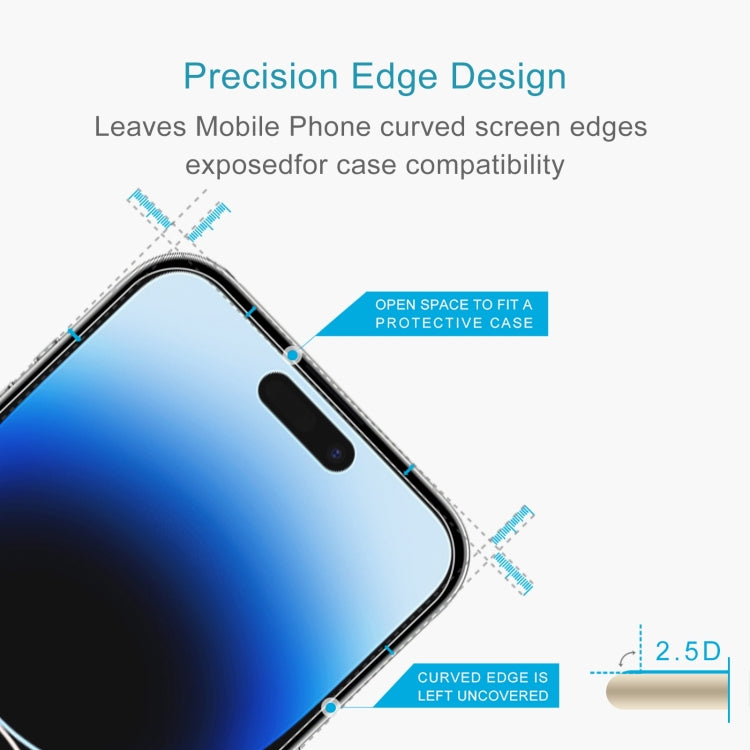 0.26mm 9H 2.5D High Aluminium Tempered Glass Screen Protector - For iPhone 15 Plus / 15 Pro Max - mosaccessories