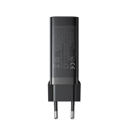 JOYROOM TCG05 GaN Ultra 140W Black Fast Charger with USB-C Cable (EU Plug) - mosaccessories