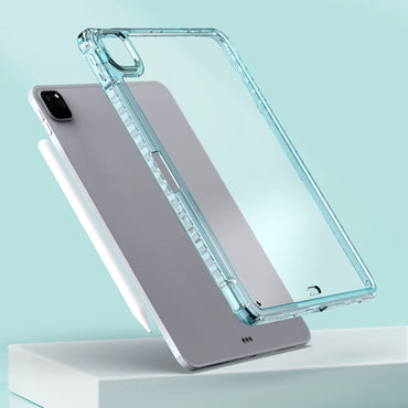 Clear Acrylic Shockproof Tablet Case (Purple) - For iPad Pro 11 2022 / 2021 / 2020 - mosaccessories