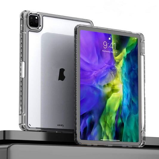 Clear Acrylic Shockproof Tablet Case (Black) - For iPad Pro 11 2022 / 2021 / 2020 - mosaccessories