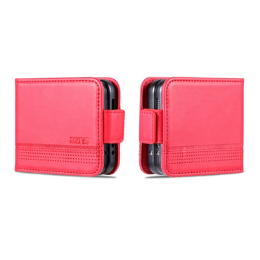 AZNS Magnetic Calf Texture PU Leather Flip Case - For Samsung Galaxy Z Flip5 - mosaccessories