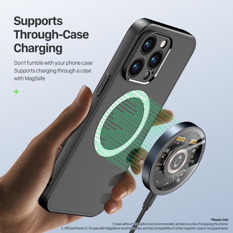 DUZZONA W13 15W Transparent MagSafe Magnetic Suction Wireless Charger - mosaccessories