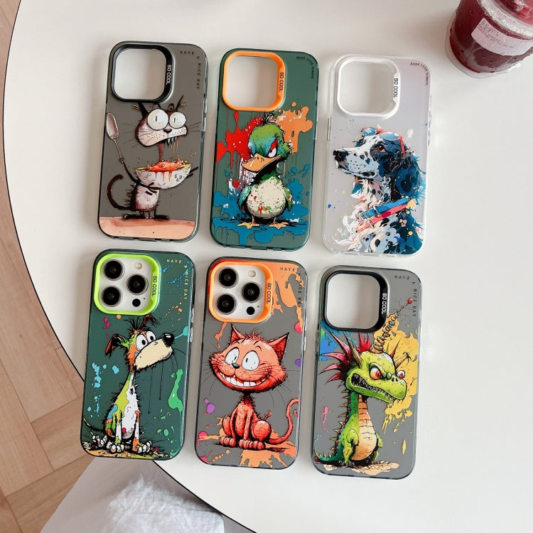 Animal Pattern Oil Painting Series PC + TPU Phone Case for iPhone 11 - Mos Accessories