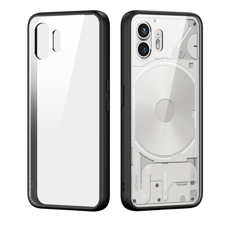 Dux Ducis Aimo Series TPU + PC Frosted Feel Black Phone Case - For Nothing Phone (2) - mosaccessories
