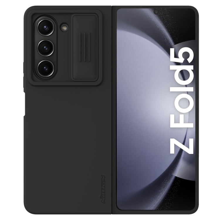 Nillkin CamShield Liquid Silicone + PC Phone Case (Black) - For Samsung Galaxy Z Fold5 - MosAccessories.co.uk