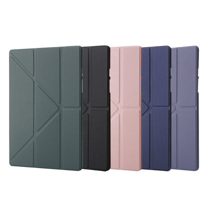 TPU Deformation Multi-Fold Leather Tablet Case All Colours - For Samsung Galaxy Tab A9 - MosAccessories