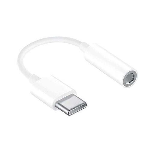Huawei CM20 USB-C to 3.5mm Adapter - White (For Huawei only) - mosaccessories