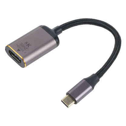 8K 60Hz HDMI Female to USB-C Male Adapter Cable - mosaccessories