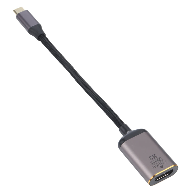 8K 60Hz HDMI Female to USB-C Male Adapter Cable - mosaccessories