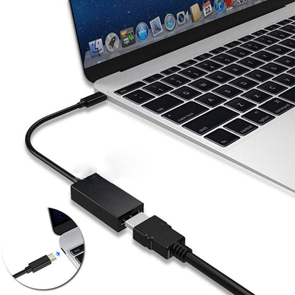 DNX-1 Mini Portable USB 3.1 USB-C to HDMI HD 4K Black Conversion Cable - mosaccessories