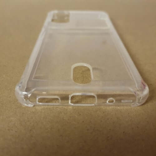 Soft TPU Clear Case With Card Slot - For Samsung S20 - mosaccessories