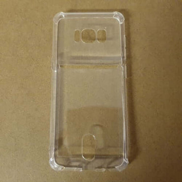 Soft TPU Clear Case With Card Slot - For Samsung S8 - mosaccessories