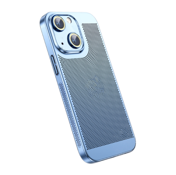 Ice Sense Heat Dissipation Electroplating PC Phone Case - For iPhone 14 Plus - mosaccessories