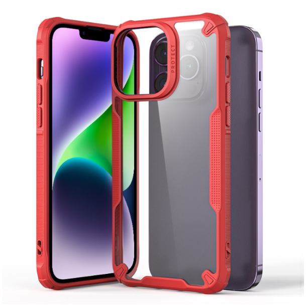 Four-corner Glossy Shockproof Phone Case - For iPhone 14 Plus - mosaccessories