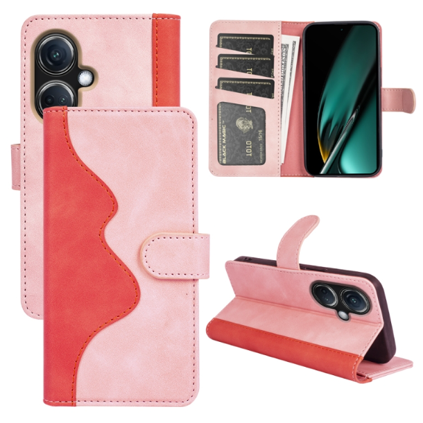 Stitching Horizontal Flip Leather Phone Case - For Oppo K11 - mosaccessories
