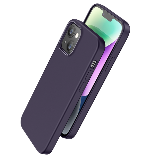 hoco Pure Series Magnetic Liquid Silicone Phone Case - For iPhone 15 - mosaccessories