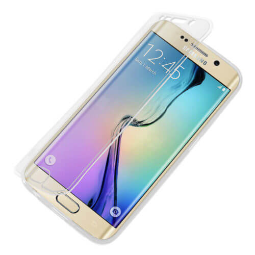 TPU Flip Wallet Clear Case - For Samsung Galaxy S6 edge - mosaccessories