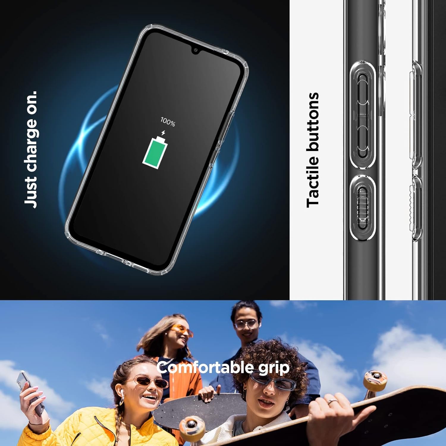Spigen Ultra Hybrid Crystal Clear Case - For Samsung Galaxy A34