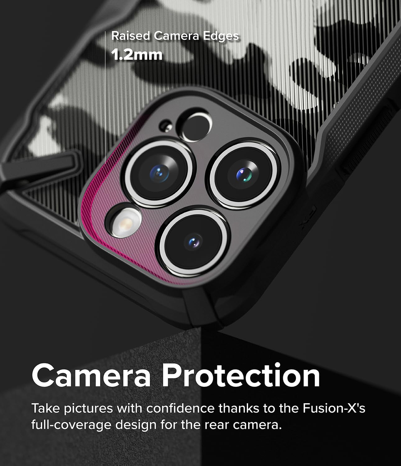 Ringke Fusion-X PC + TPU Bumper Phone Case - For iPhone 15 Pro - mosaccessories