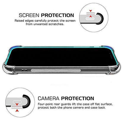 Soft TPU Clear Case With Card Slot - For Samsung S21 - mosaccessories