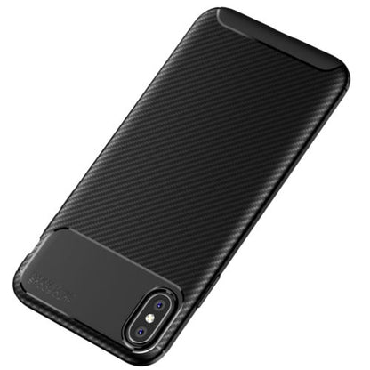 Carbon Fibre TPU Black Case - For iPhone Xs Max - mosaccessories