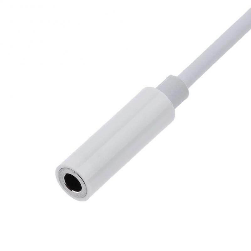 USB-C to 3.5mm Audio Adapter - White (For Samsung) - mosaccessories