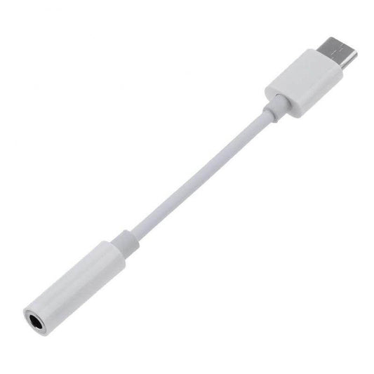 USB-C to 3.5mm Audio Adapter - White (For Samsung) - mosaccessories