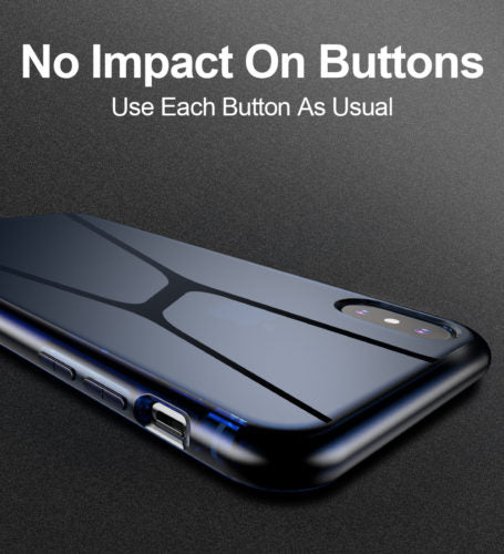 Dux Ducis Light Series Blue Case - For iPhone X - mosaccessories