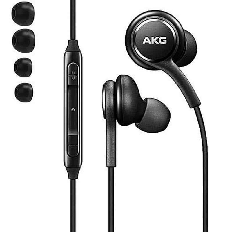 Samsung Tuned By AKG 3.5mm Earphones - Black (GH59-14996A) - mosaccessories